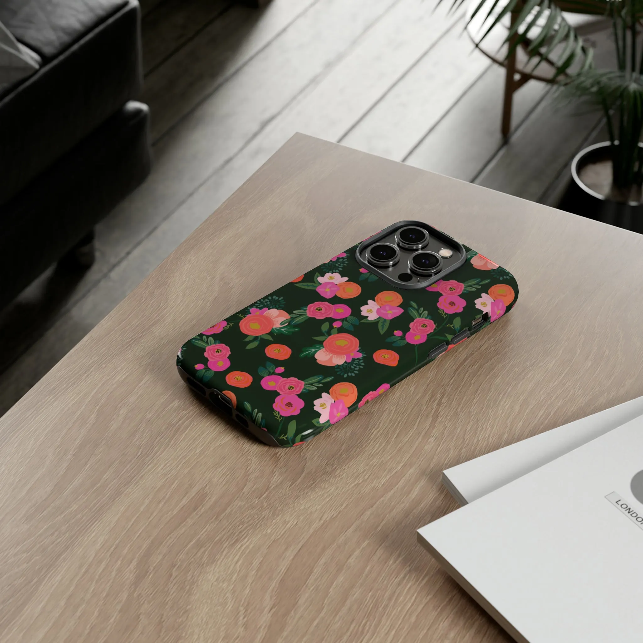 Miss Kit Floral Tough Phone Case