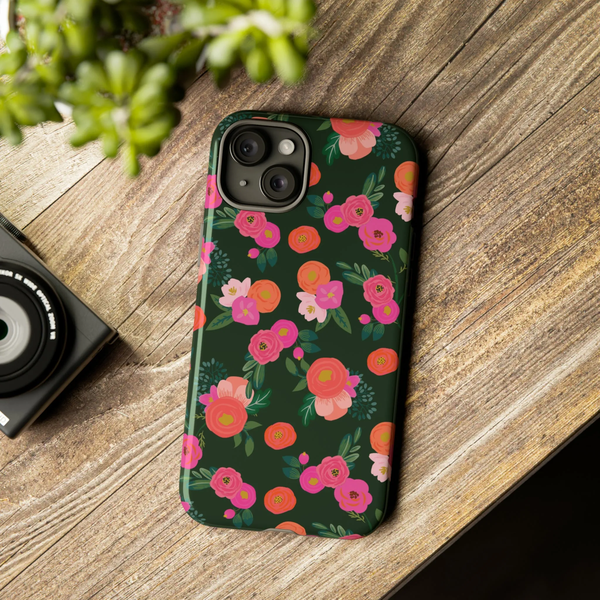 Miss Kit Floral Tough Phone Case