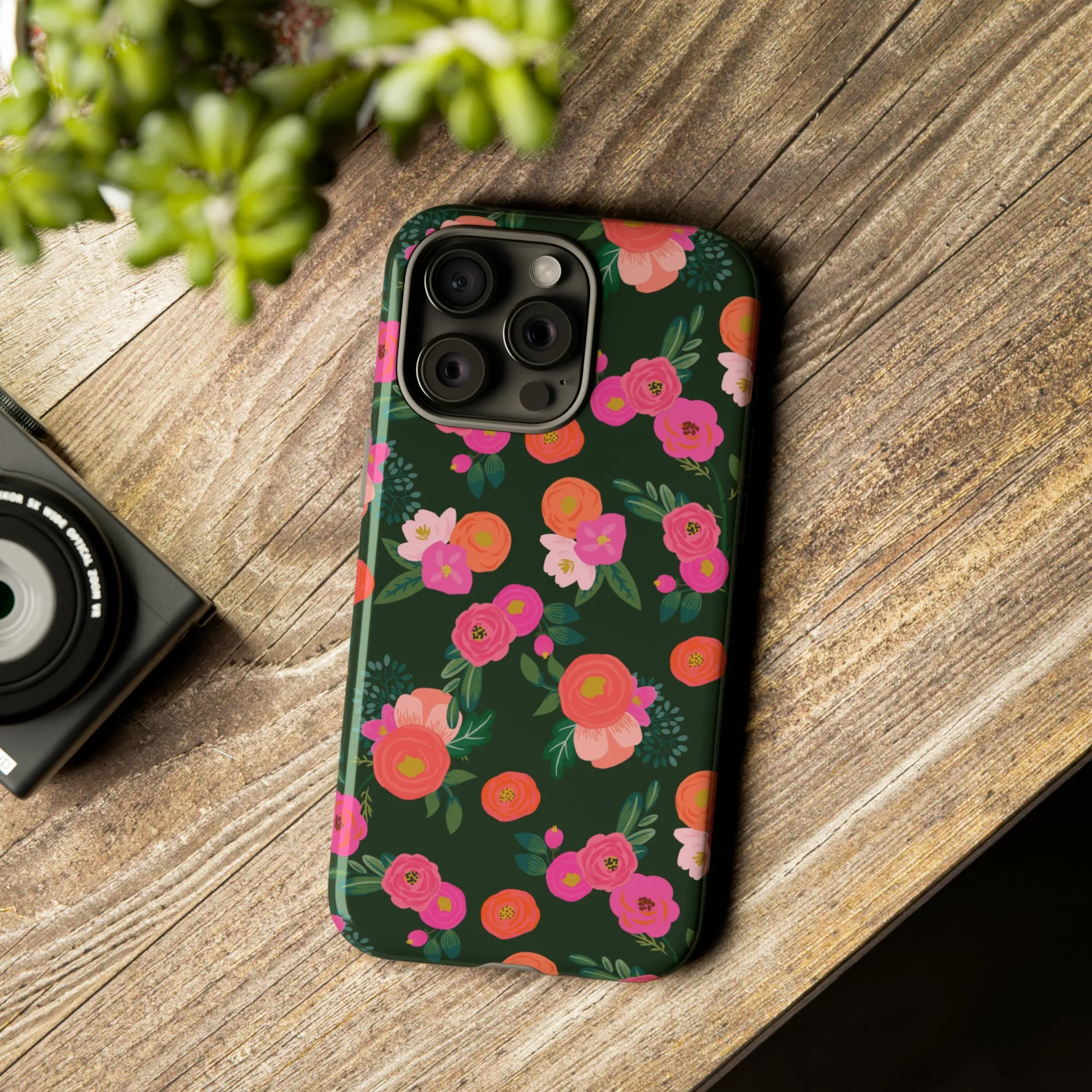 Miss Kit Floral Tough Phone Case