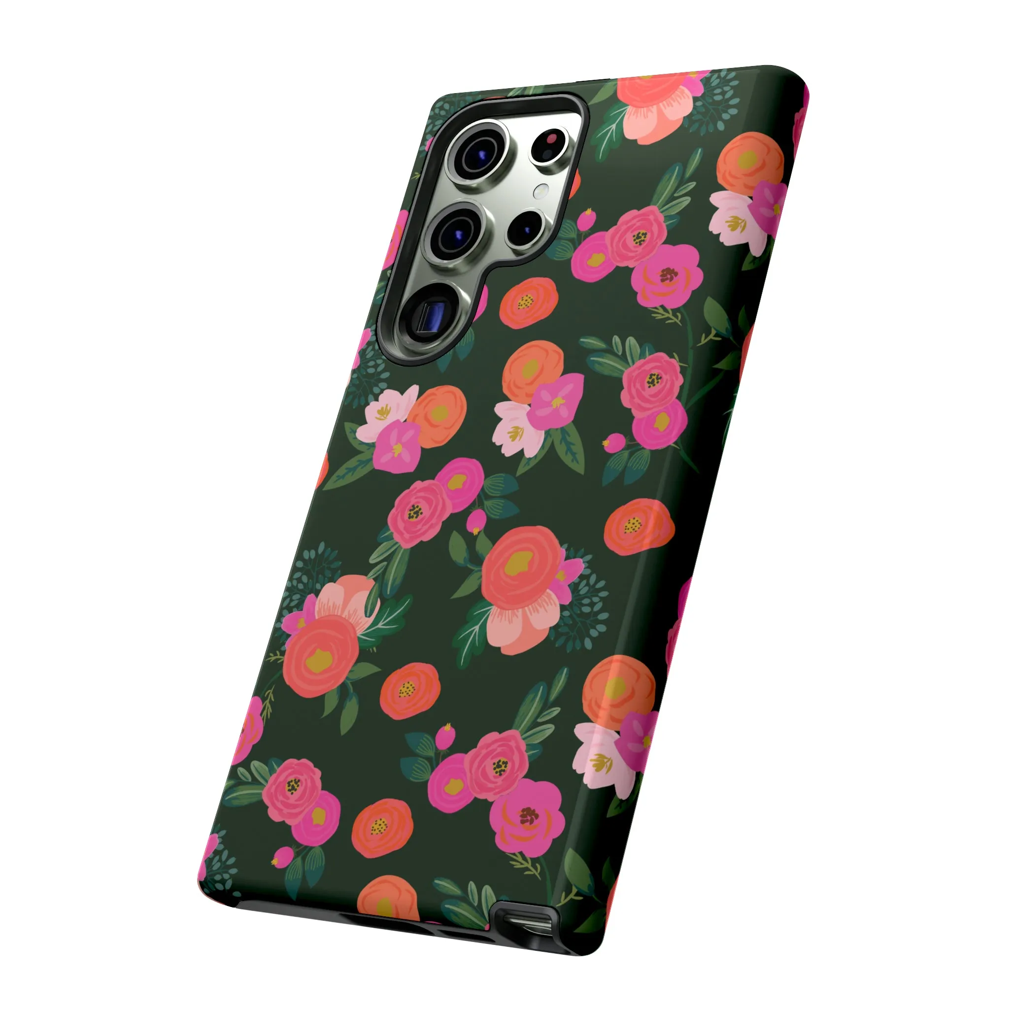 Miss Kit Floral Tough Phone Case