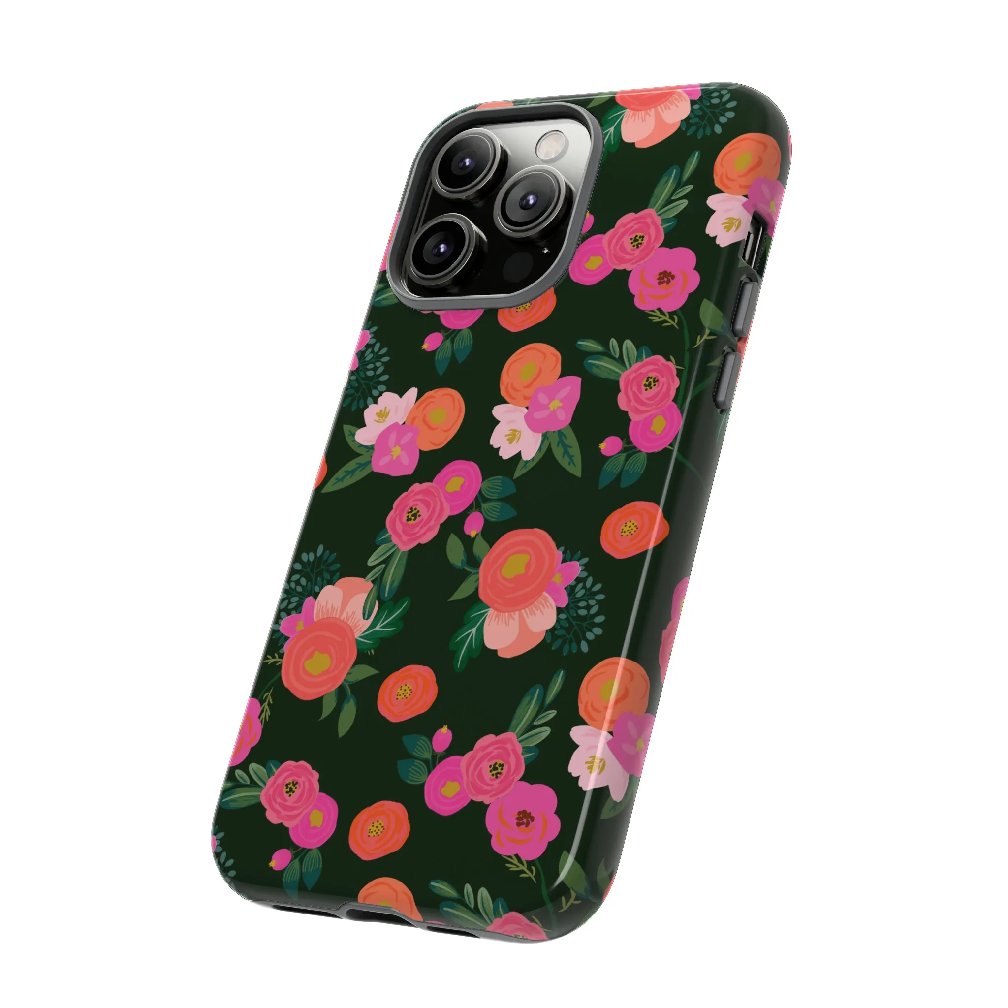 Miss Kit Floral Tough Phone Case