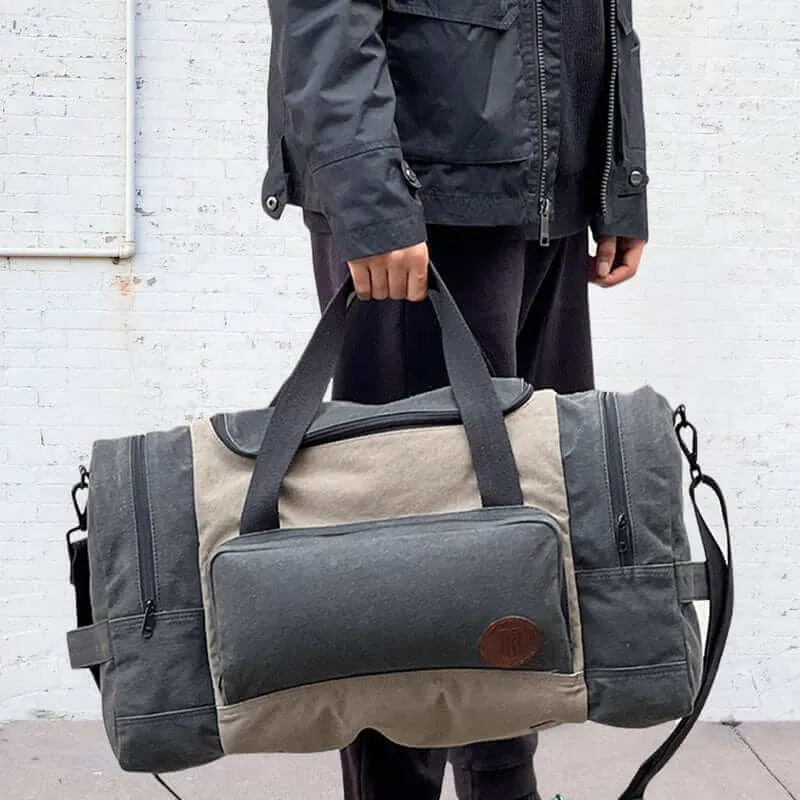 Mona B - Canvas Extra Large Travel/Gym/Sports Duffel Bag: Dylan