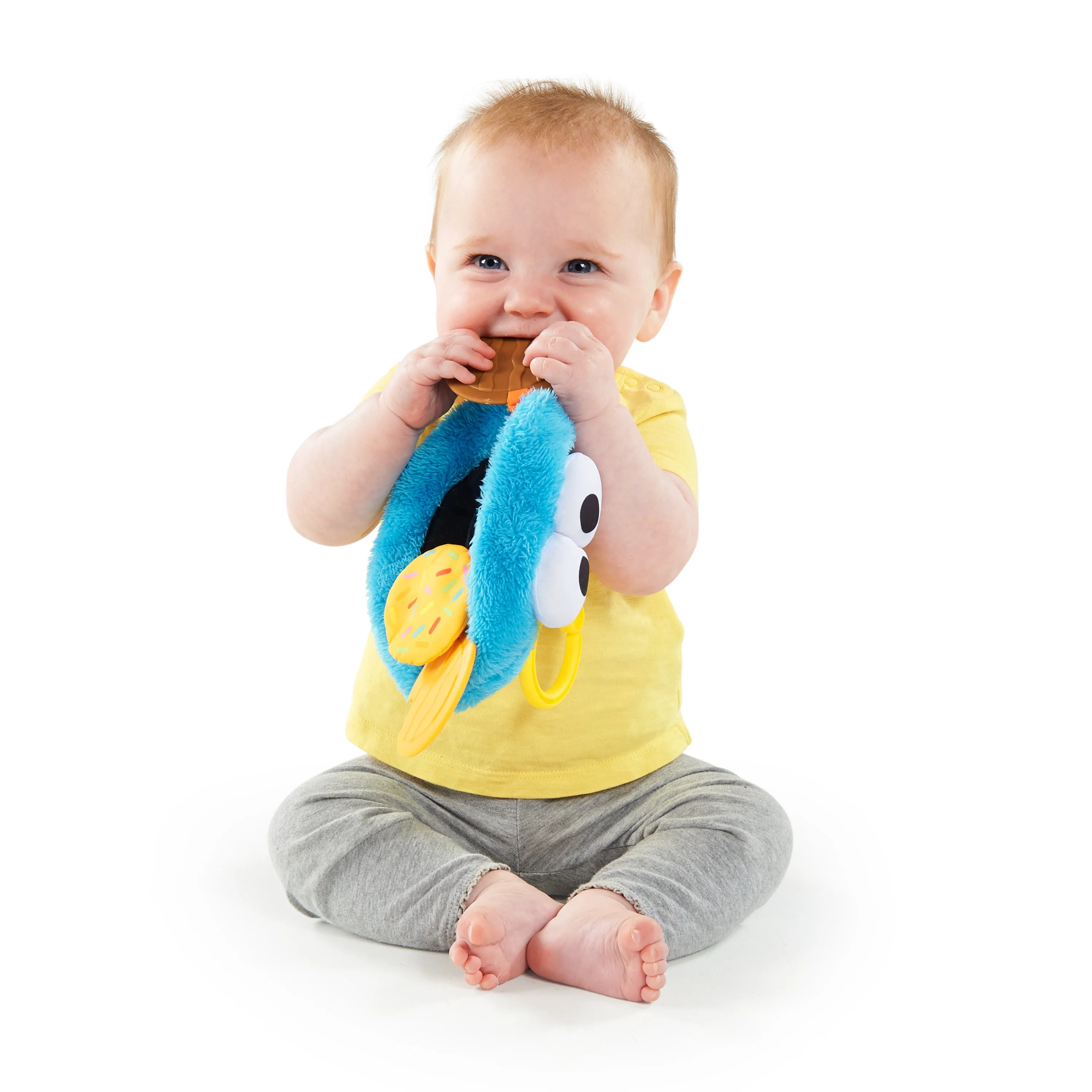 Sesame Street Cookie Mania Teether On-the-Go Take-Along Toy