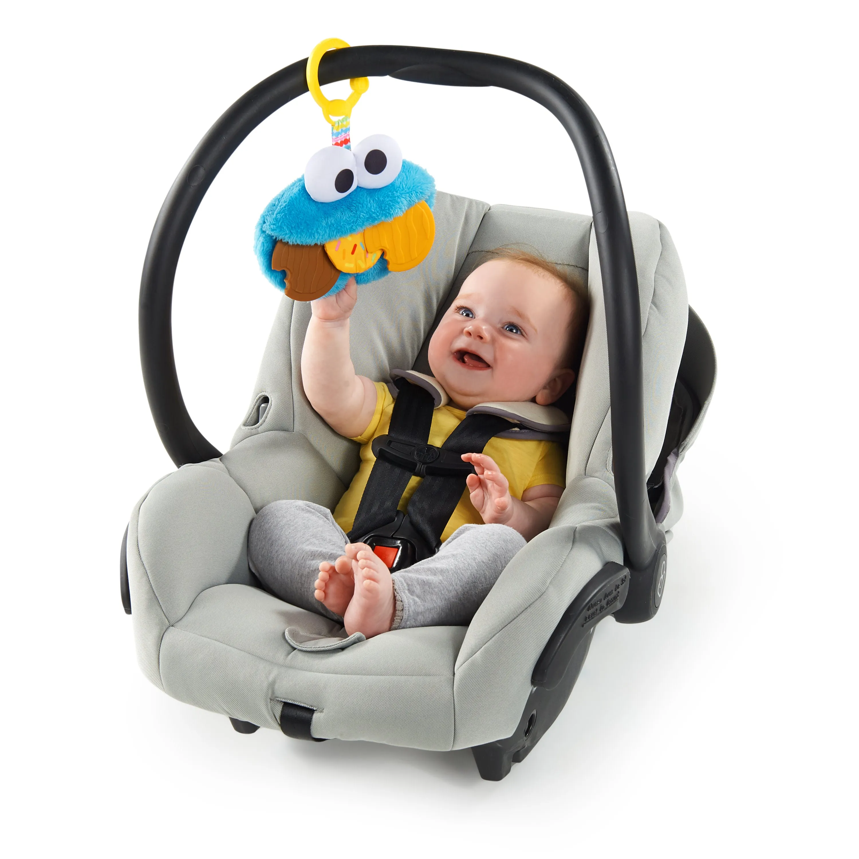 Sesame Street Cookie Mania Teether On-the-Go Take-Along Toy