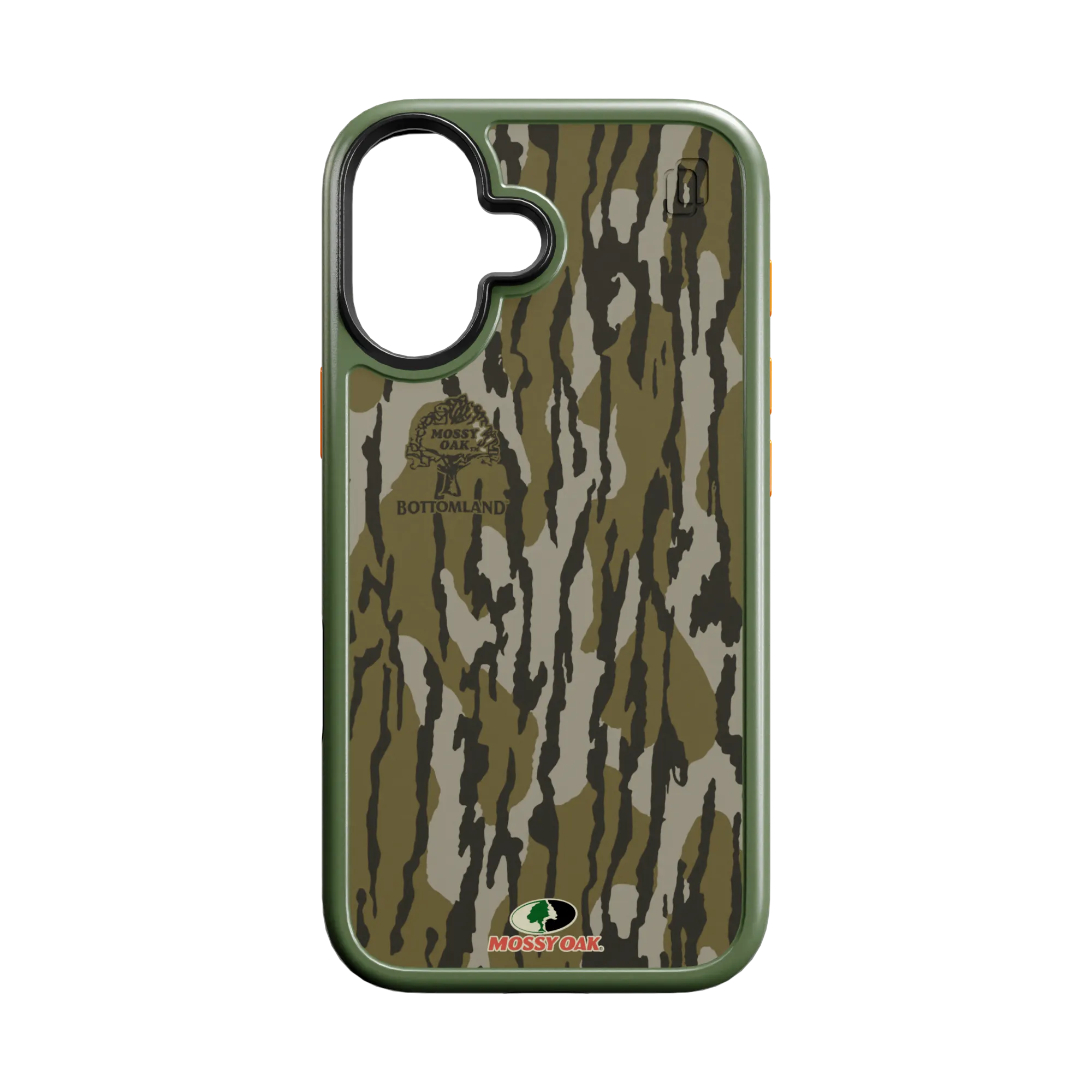 Shock-Absorbent MagSafe® Case for Apple iPhone 16 | Mossy Oak | Bottom Lands | Fortitude Series