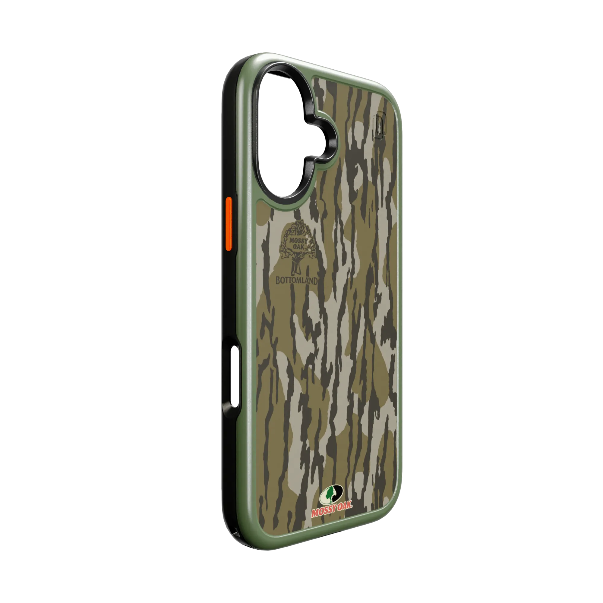 Shock-Absorbent MagSafe® Case for Apple iPhone 16 | Mossy Oak | Bottom Lands | Fortitude Series