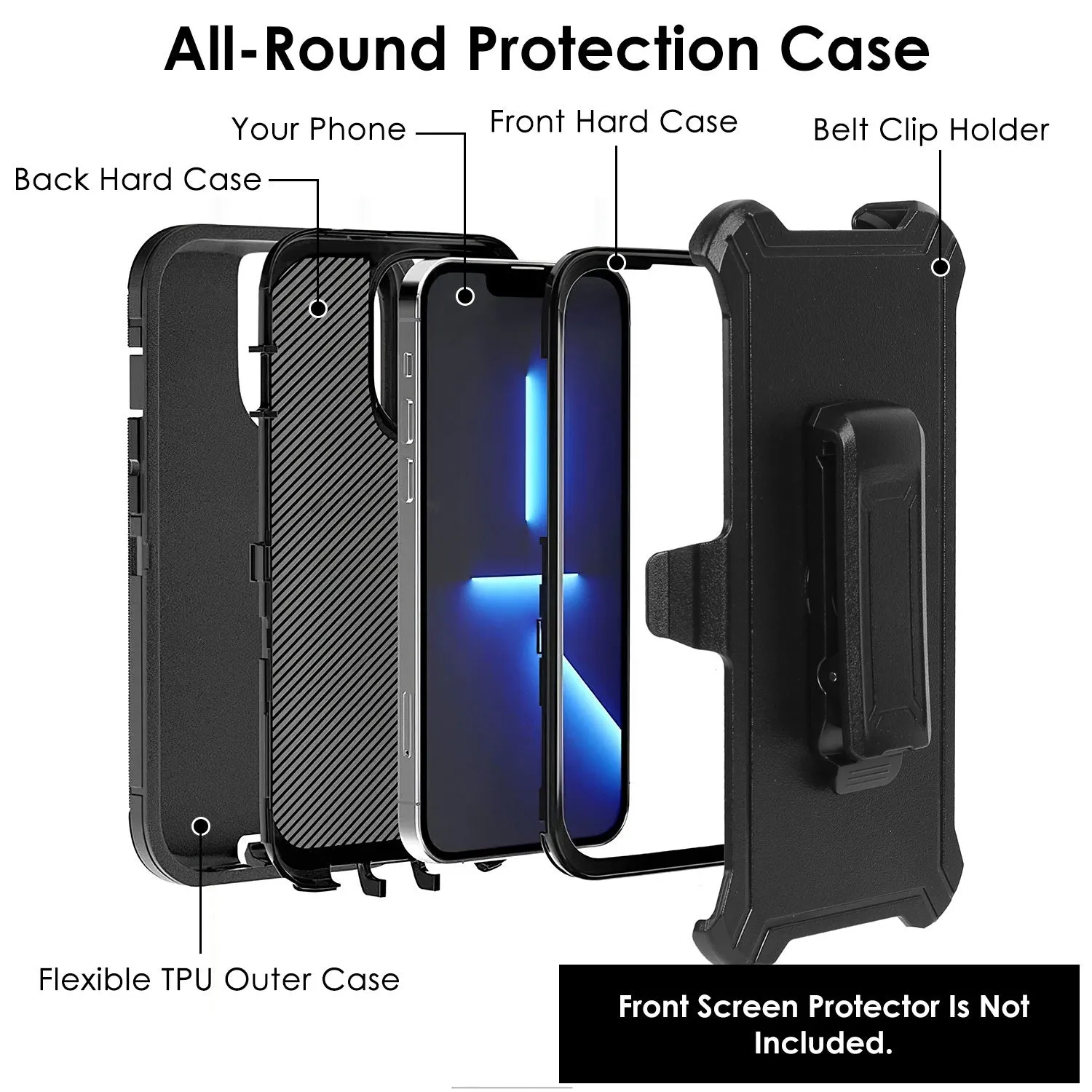 Shockproof Anti-Shock All-Round Protection Phone Case Cover