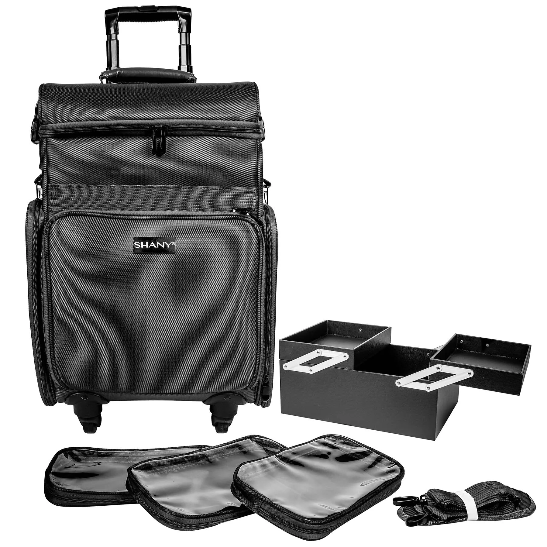 Soft Rolling Makeup Trolley Case