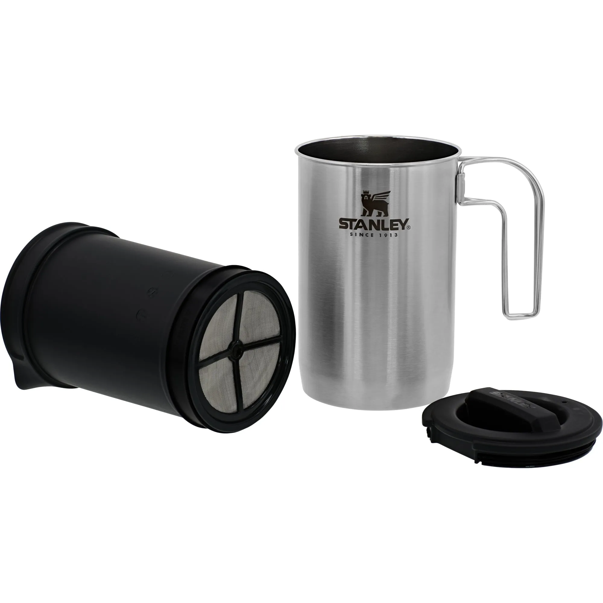 Stanley Adventure All-In-One Boil   Brew Camping French Press 32 oz - Stainless Steel