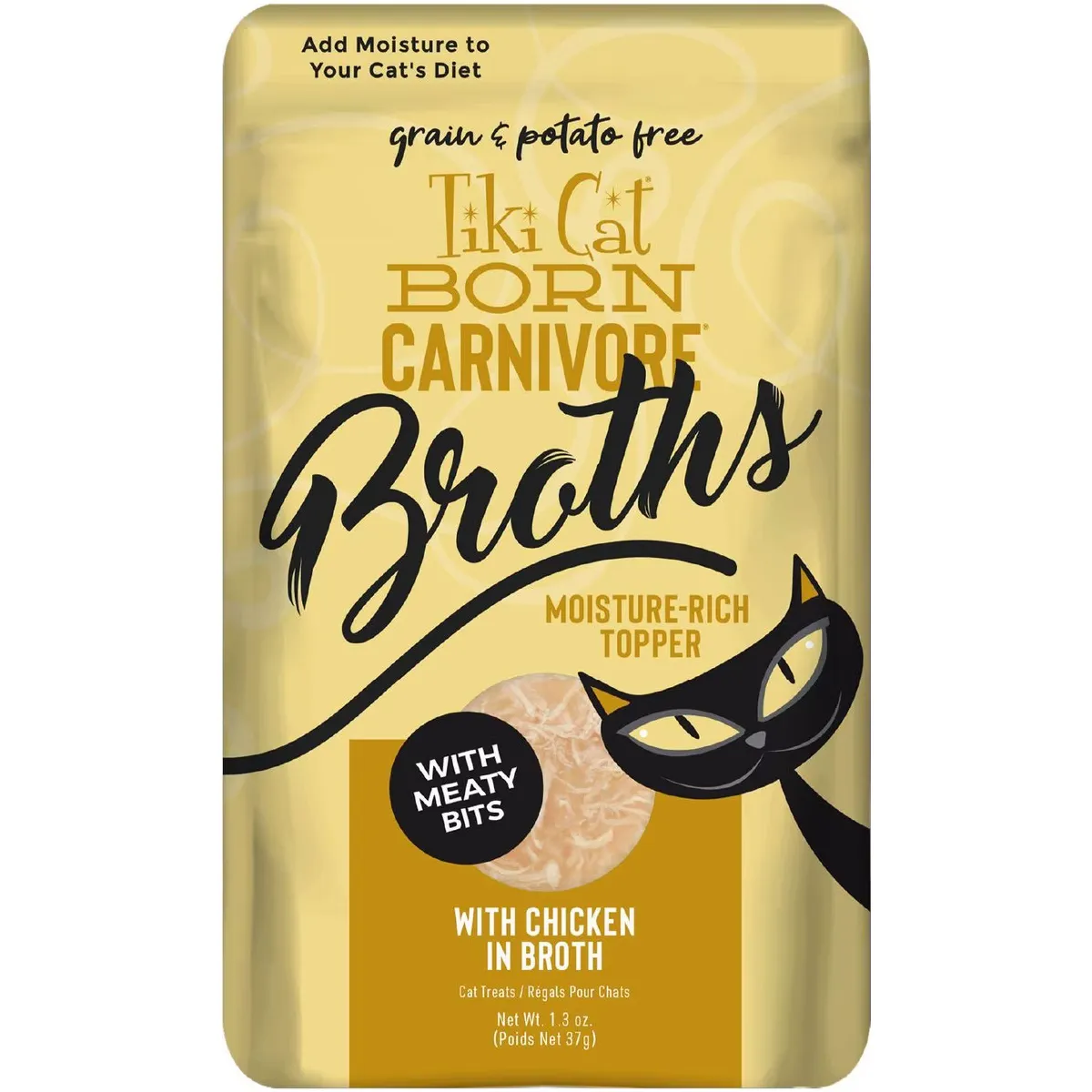 Tiki Cat Pouch Broths Grain Free Chicken