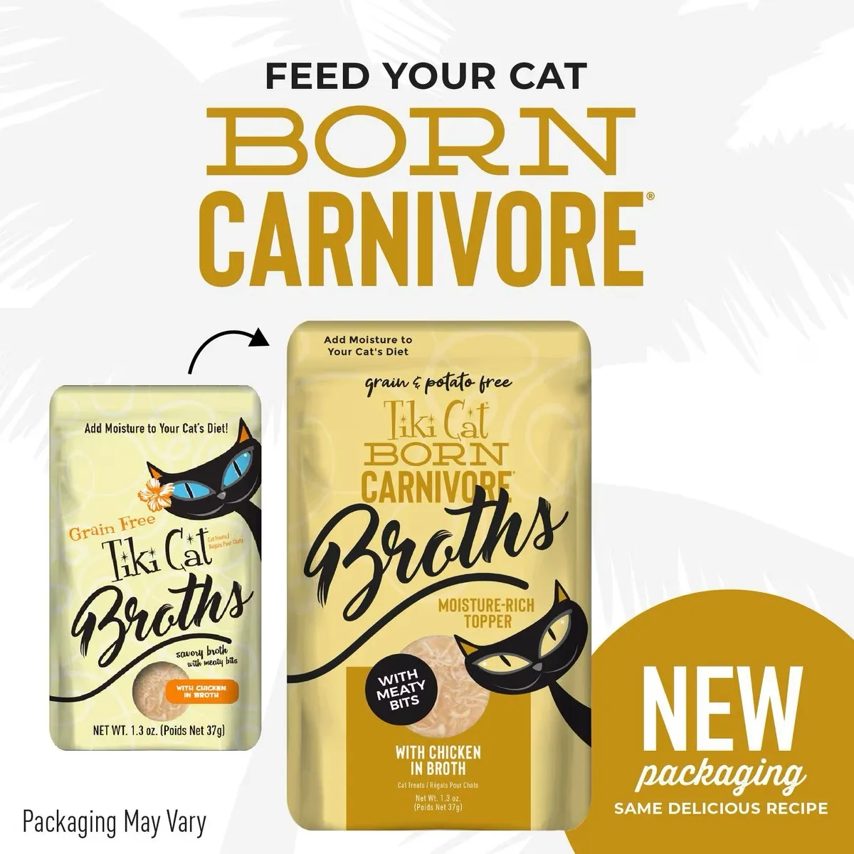 Tiki Cat Pouch Broths Grain Free Chicken