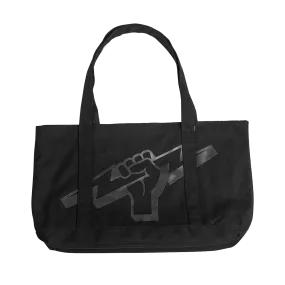 Titan Fist Logo Tote Bag - Monotone Black