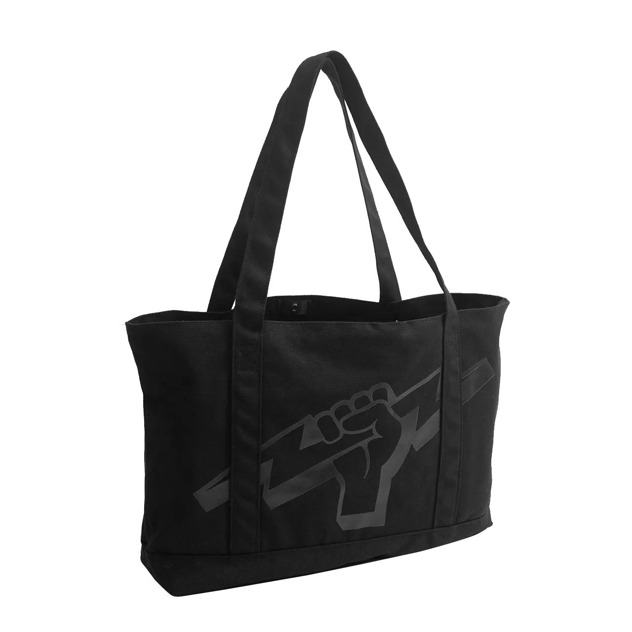 Titan Fist Logo Tote Bag - Monotone Black