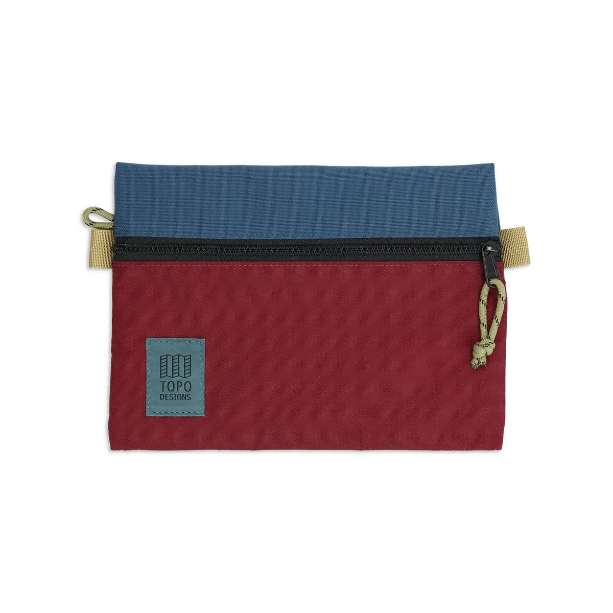 Topo Designs : Accessory Bag : Dark Denim/Burgundy