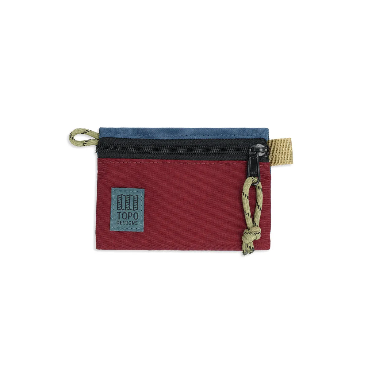 Topo Designs : Accessory Bag : Dark Denim/Burgundy