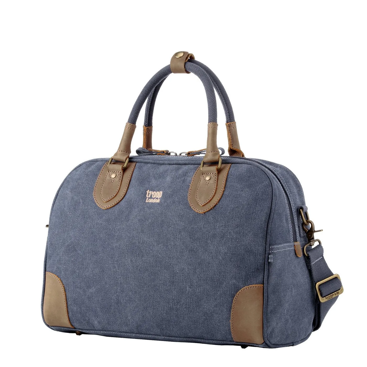 Troop London Small Blue Classic Canvas Holdall