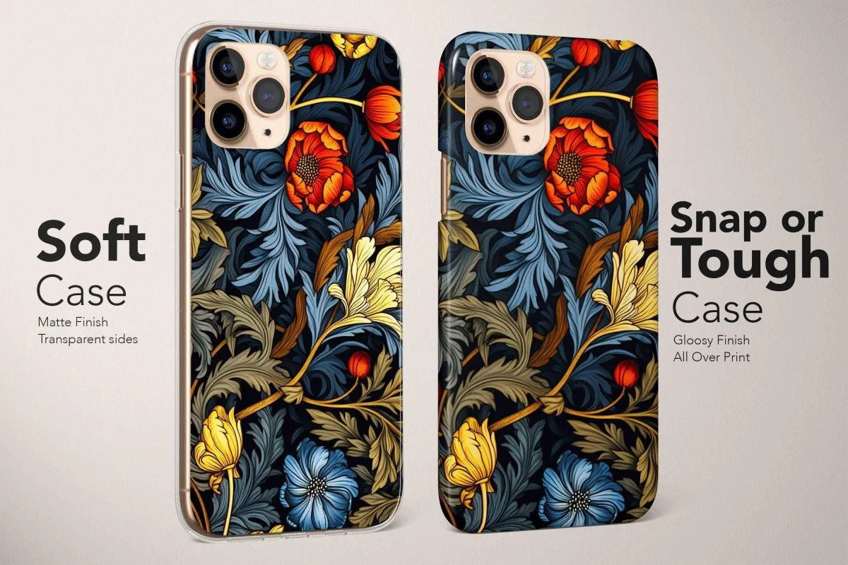 William Morris Phone Case Floral Modern Cover