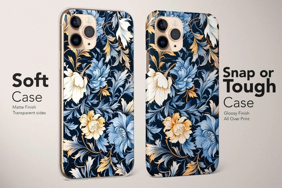 William Morris Phone Case Floral Modern Cover